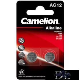 CAMELION alkáli gombelem 1.5V AG12/LR43/LR1142/386-BP2