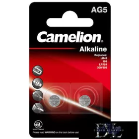 CAMELION alkáli gombelem 1.5V AG5/LR48/LR754/393-BP2