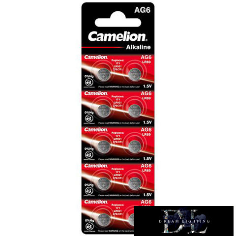 CAMELION alkáli gombelem 1.5V AG6/LR69/LR921/371-BP10