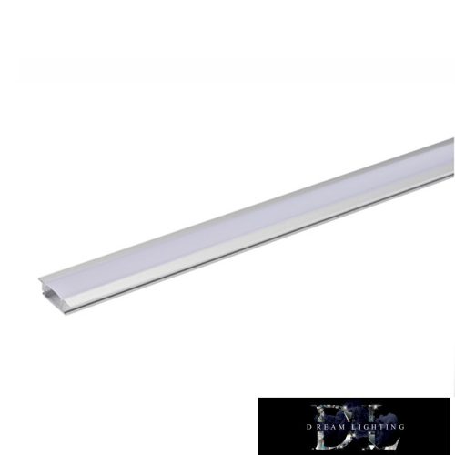 UNIVERSO süllyesztett aluprofil matt fehér fedlappal 2m 24.15*6.9mm