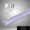 UNIVERSO mennyezetre aluprofil matt fehér fedlappal 2m 17.35*6.9mm