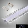 UNIVERSO süllyesztett aluprofil matt fehér fedlappal 2m 20mm