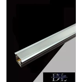   UNIVERSO Süllyesztett profil LED szalaggal 12V 7W-800lm/M 4000K IP20 2M