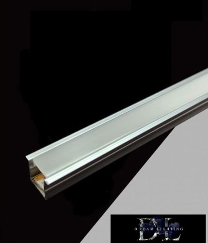 UNIVERSO Süllyesztett profil LED szalaggal 12V 7W-800lm/M 3000K IP20 2M