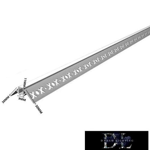 UNIVERSO Külső sarok aluprofil matt fedlappal 2m 50*22.34mm