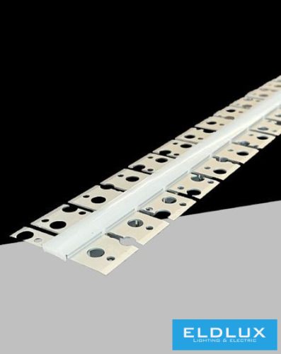UNIVERSO Flexibilis süllyesztett aluprofil matt fehér fedlappal belső:12.6mm 1.5m