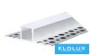 ELDLUX Alumínium profil+fedlap 2000x55x13mm