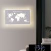 UNIVERSO térkép fali lámpa LED 13w 1040lm CCT IP20 285x160mm fehér