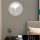 UNIVERSO levélmintás fali lámpa 9w 630lm CCT IP20 ∅220x40mm fehér