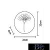 UNIVERSO levélmintás fali lámpa 9w 630lm CCT IP20 ∅220x40mm fehér