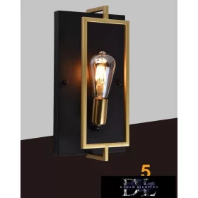   UNIVERSO Fali lámpa e27 1xmax.60w IP20 réz/fekete 350x180mm 5év