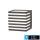 UNIVERSO Kültéri fali lámpa 10w 1000lm CCT.kap IP54 Fekete 110x100x110mm 3év