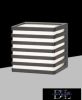 UNIVERSO Kültéri fali lámpa 10w 1000lm 4000k IP54 fekete 110x100x110mm 3év