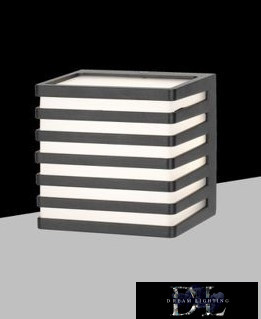 UNIVERSO Kültéri fali lámpa 10w 1000lm 4000k IP54 fekete 110x100x110mm 3év