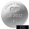 GP lítium gombelem CR2032 5db/bliszter