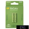 GP ReCyko NiMH akkumulátor HR03 (AAA) 950mAh 2db