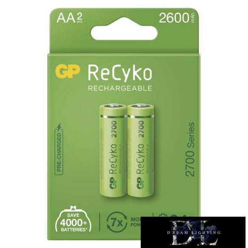 GP ReCyko NiMH akkumulátor HR6 (AA) 2600mAh 2db