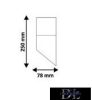 UNIVERSO Kültéri fali lámpa 1xE27 max.12w IP44 fekete 78x78x250mm 5év