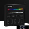 MIBOXER RF 2.4G RGBW LED Szalaghoz Fali Távirányító 4 Zónás fekete