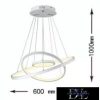UNIVERSO Függeszték LED 48w 4320lm 4000k IP20 ∅600mm ezüst