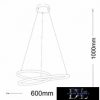 UNIVERSO Függeszték LED 38w 3040lm 4000k IP20 ∅600mm fehér