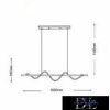 UNIVERSO Függeszték 36w 2280lm 6500k IP20 fehér 1000x1100mm