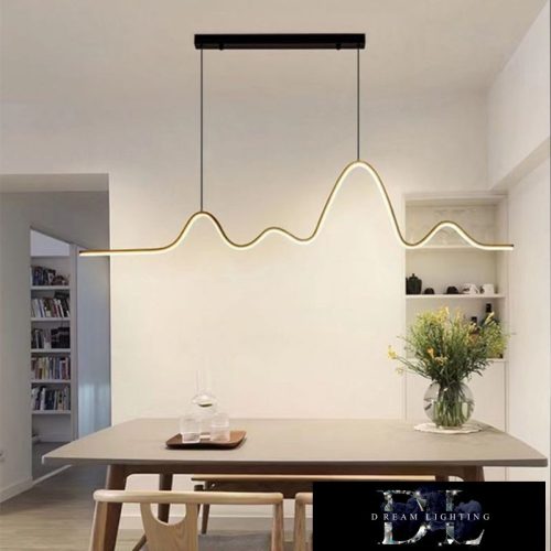 UNIVERSO Függeszték LED 25w 2000lm 3000k IP20 1200×200×1000mm fekete