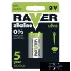 RAVER alkáli elem 6LP3146 (1604) 9V 1db/bliszter