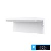 UNIVERSO Kültéri fali lámpa 10w 1000lm CCT.kap IP54 Fehér 210x90x82mm 3év