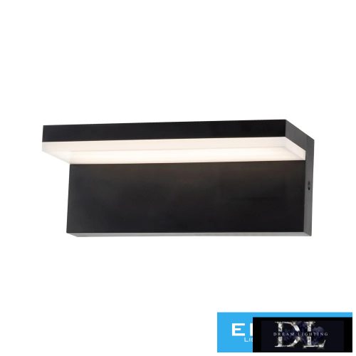 UNIVERSO Kültéri fali lámpa 10w 1000lm CCT.kap IP54 Fekete 210x90x82mm 3év