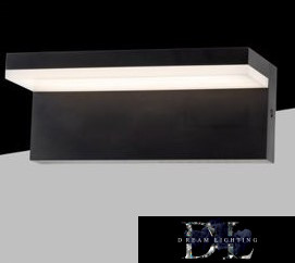 UNIVERSO Kültéri fali lámpa 10w 1000lm 4000k IP54 fekete 210x90x82mm 3év