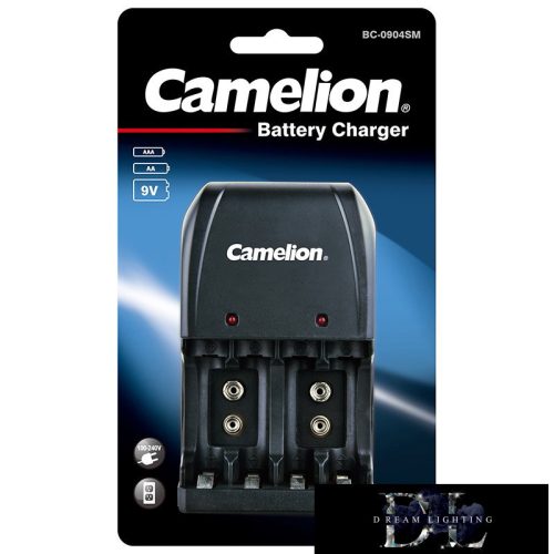 CAMELION univerzális akkumulátor töltő （2-4db AA/AAA vagy 1-2db 9V）