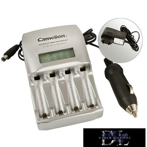 CAMELION univerzális akkumulátor gyors töltő 1-4db AA/AAA