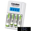 CAMELION univerzális akkumulátor töltő AA/AAA （2db AA/2300mAh és 2db AAA/800mAh tartalmazza)
