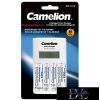 CAMELION univerzális akkumulátor töltő AA/AAA （2db AA/2300mAh és 2db AAA/800mAh tartalmazza)