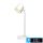UNIVERSO Tölthető asztali-fali lámpa 5V-1500mAh 6w 310lm CCT 86x82.5mm Fehér