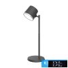 UNIVERSO Tölthető asztali-fali lámpa 5V-1500mAh 6w 310lm CCT 86x82.5mm Fekete