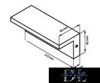 UNIVERSO Kültéri fali lámpa mozgásérzékelővel 10w 1000lm 6500k IP54 fekete 210x90x82mm 3év