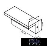 UNIVERSO Kültéri fali lámpa mozgásérzékelővel 10w 1000lm 4000k IP54 fekete 210x90x82mm 3év