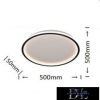 UNIVERSO mennyezeti lámpa 43w 3440lm 4000k ∅500×50mm fehér