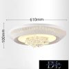 UNIVERSO Kristály üveg mennyezeti lámpa 38/76w 3040/6080lm CCT IP22 ∅610mm fehér