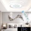 UNIVERSO Kristály üveg mennyezeti lámpa 34/68w 2720/5440lm CCT IP22 ∅510mm fehér