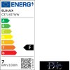 ELDLUX LED izzó C37 E14 7w 665lm 3000K