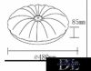 UNIVERSO Mennyezeti lámpa 46w 3680lm CCT IP20 Fehér ∅480x85mm