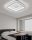 UNIVERSO mennyezeti lámpa 64w 5120lm CCT 500×470×60mm IP20 fehér
