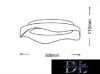 UNIVERSO Mennyezeti lámpa 38w 3040lm CCT D500x110mm fehér