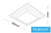 UNIVERSO Mennyezeti lámpa 48W 3840lm CCT.kap 550x550x100mm IP20 fehér