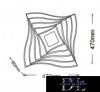 UNIVERSO Mennyezeti lámpa 75w 6000lm CCT 470x470x80mm fehér