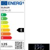 ELDLUX Kristály Üveg Mennyezeti Lámpa Króm LED 25×5W 4000k IP20 850x850x340mm