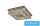 ELDLUX Kristály üveg mennyezeti lámpa 70w 5600lm CCT.T IP20 600x600x275mm Króm
